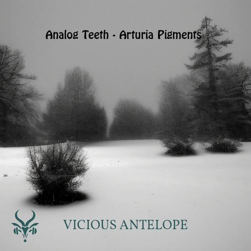 Analog Teeth preset pack cover artwork for Arturia Pigments – Vicious Antelope