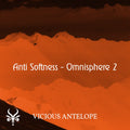 Antisoftness preset library cover artwork for Omnisphere 3 – Vicious Antelope