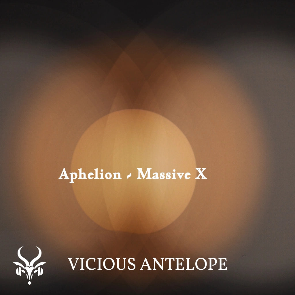 Aphelion preset pack cover artwork for Massive X – Vicious Antelope