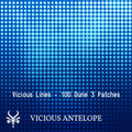Vicious Lines preset library cover artwork for Dune 3 – Vicious Antelope