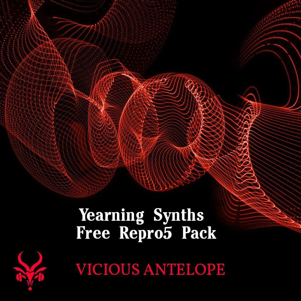 Yearning Synths preset pack cover artwork for U-He RePro 5 – Vicious Antelope