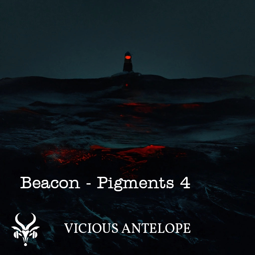 Beacon preset pack cover artwork for Arturia Pigments – Vicious Antelope
