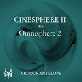 Cinesphere II preset library cover artwork for Omnisphere 3 – Vicious Antelope