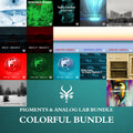 colorful bundle preset pack cover artwork for Arturia Pigments – Vicious Antelope