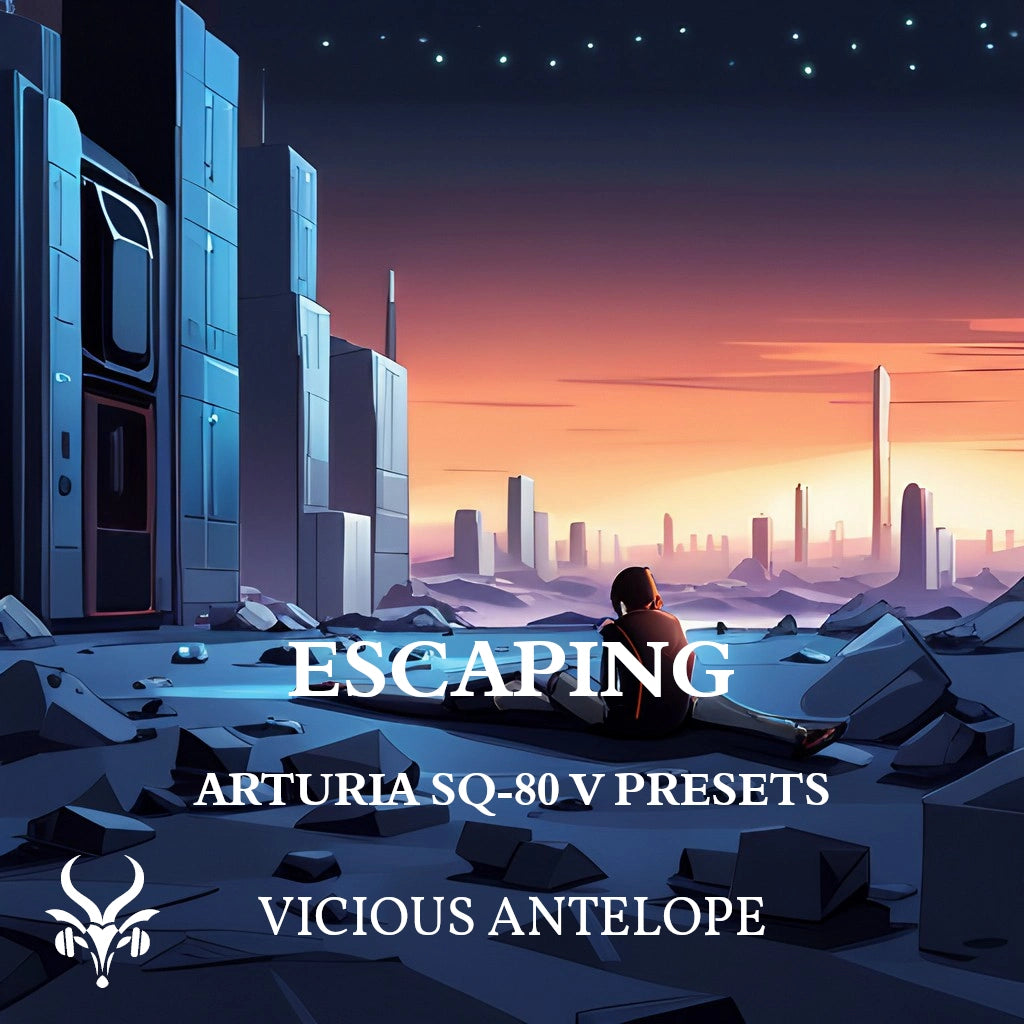 escaping preset pack cover artwork for Arturia – Vicious Antelope