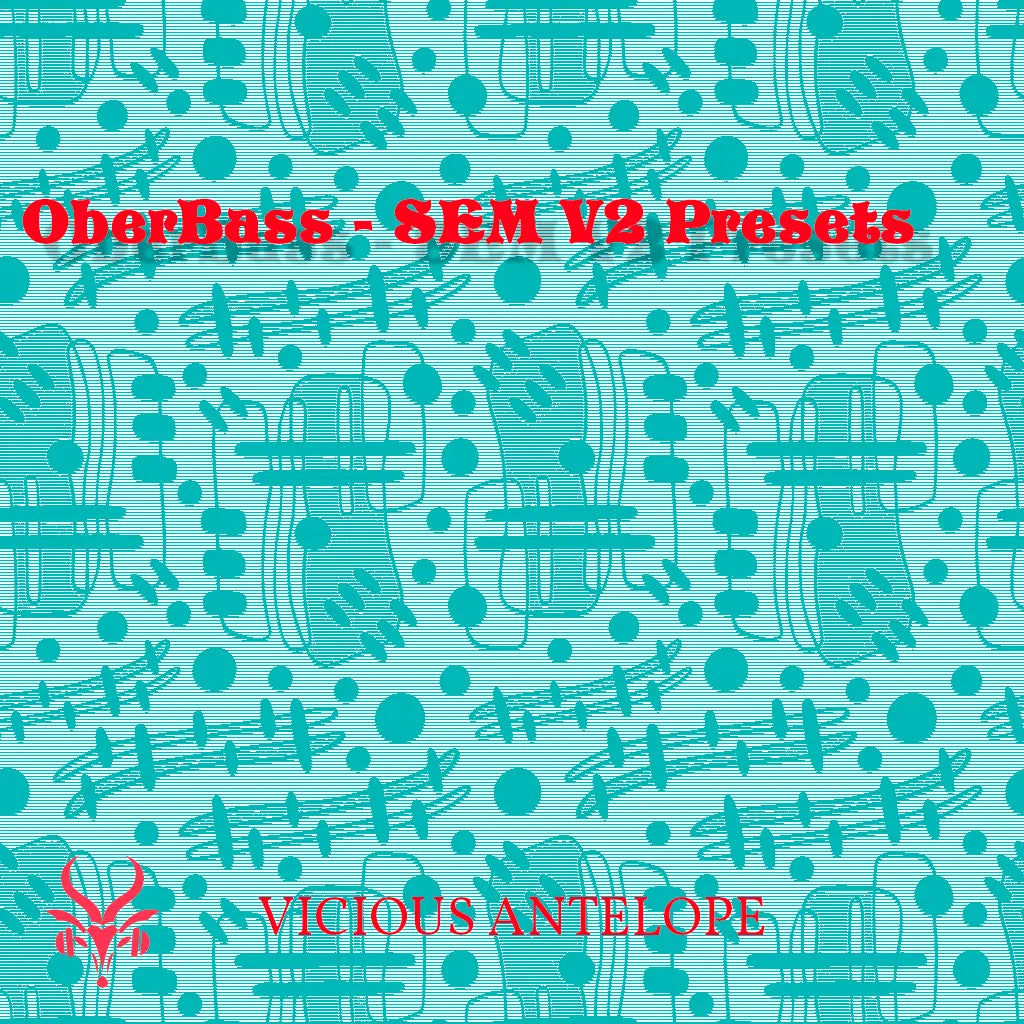 Oberbass preset pack cover artwork for Arturia – Vicious Antelope