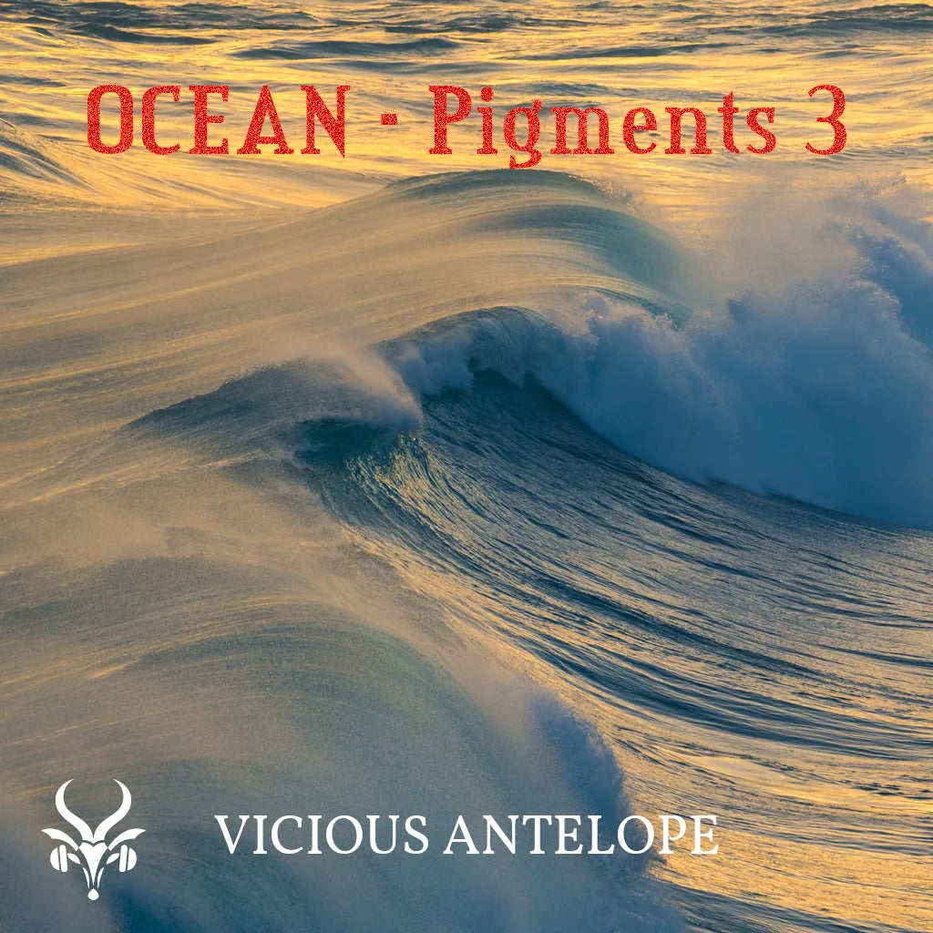Ocean preset pack cover artwork for Arturia Pigments – Vicious Antelope