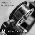 Old Synths Vol.1 preset pack cover artwork for Arturia – Vicious Antelope