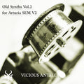 Old Synths Vol.2 preset pack cover artwork for Arturia – Vicious Antelope