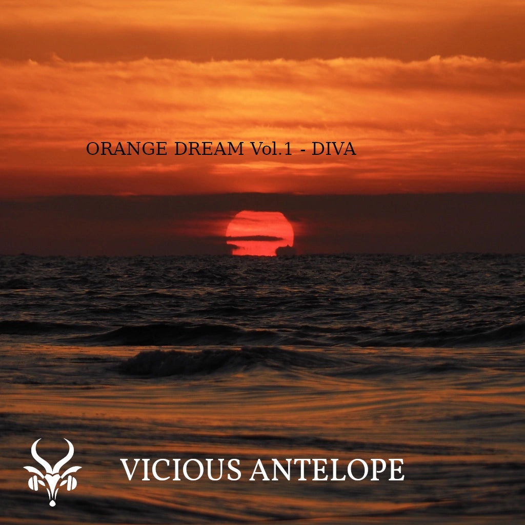 Orange Dream Vol.1 preset pack cover artwork for U-He Diva – Vicious Antelope