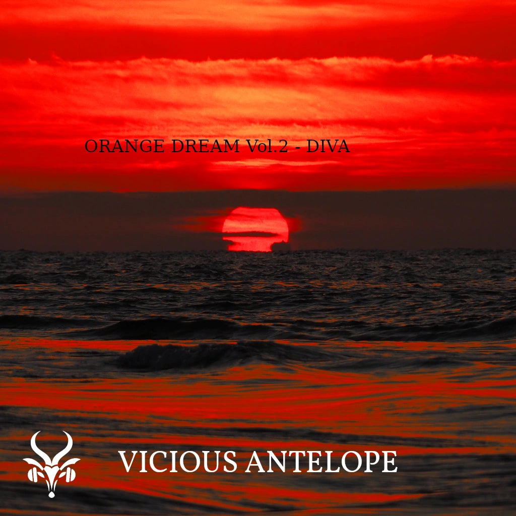 Orange Dream Vol.2 preset pack cover artwork for U-He Diva – Vicious Antelope