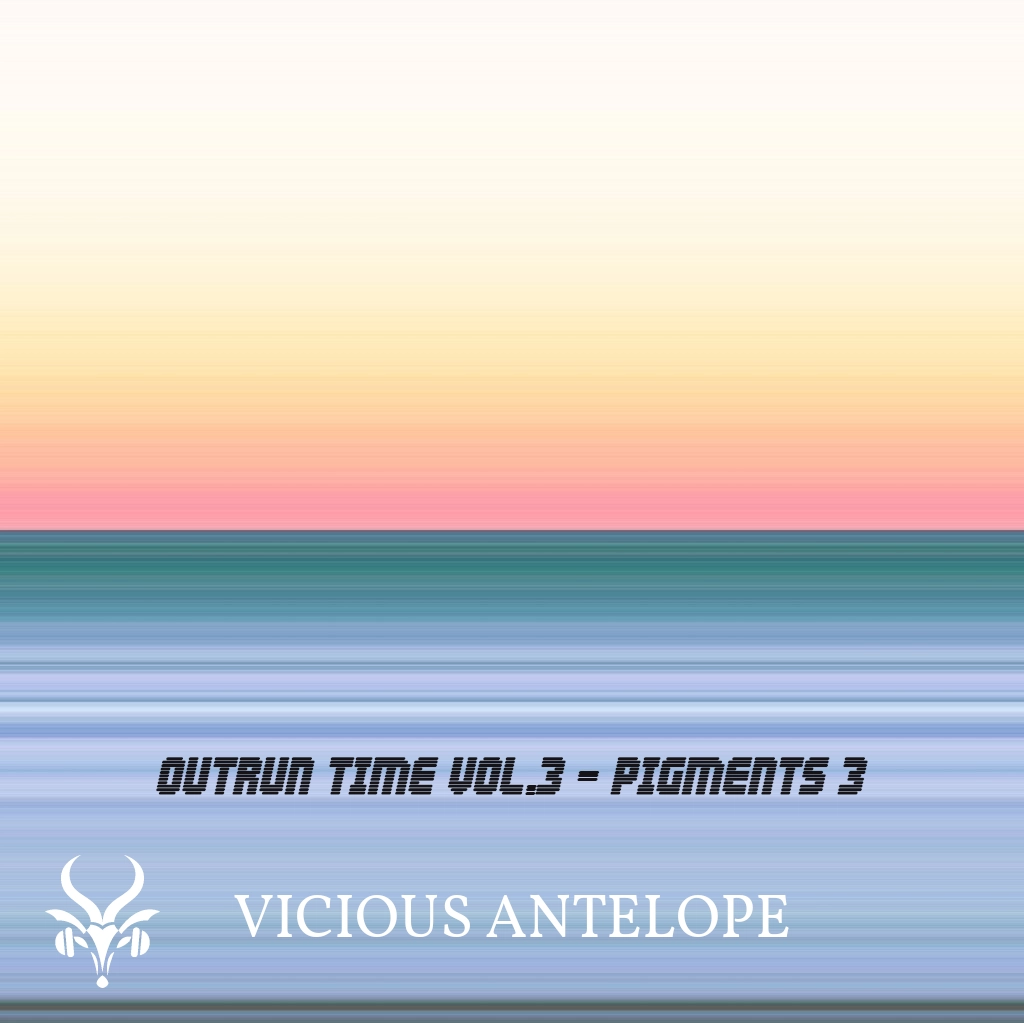 Outrun Time Vol.3 preset pack cover artwork for Arturia Pigments – Vicious Antelope