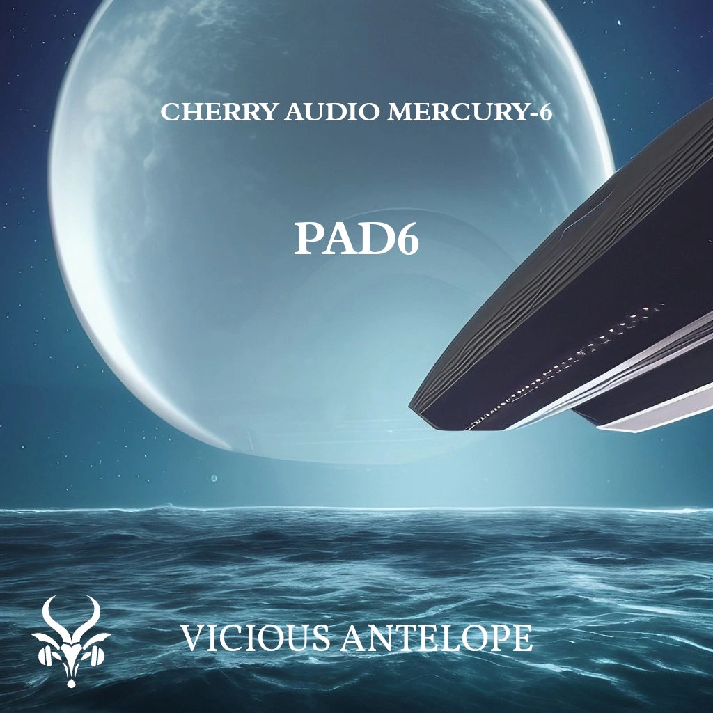 pad 6 preset pack cover artwork for Cherry Audio – Vicious Antelope