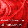 Red Skies preset library cover artwork for Omnisphere 3 – Vicious Antelope
