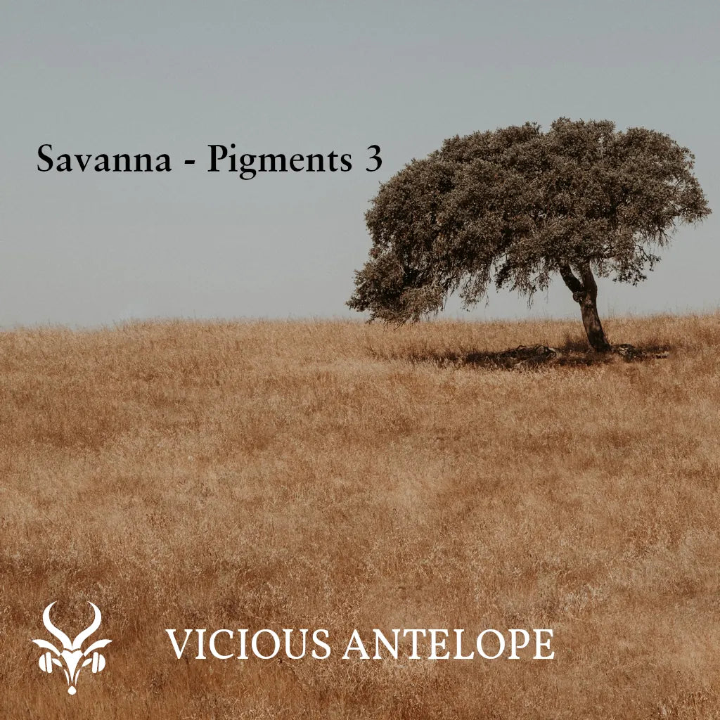 Savanna Pigments preset pack cover artwork for Arturia Pigments – Vicious Antelope