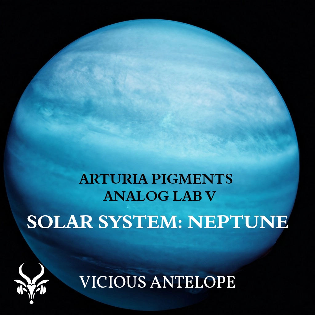 sls neptune preset pack cover artwork for Arturia Pigments – Vicious Antelope