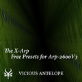 The X-Arp preset pack cover artwork for Arturia – Vicious Antelope