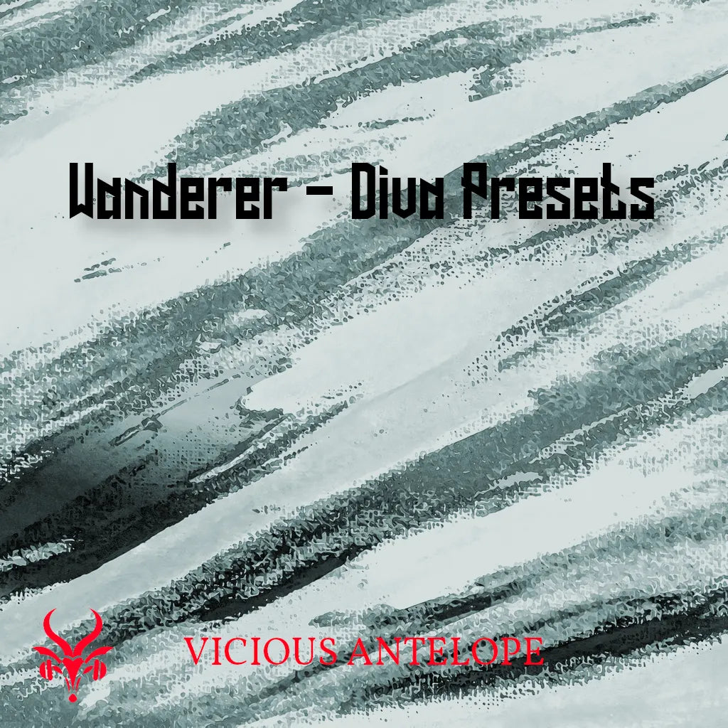 Wanderer preset pack cover artwork for U-He Diva – Vicious Antelope